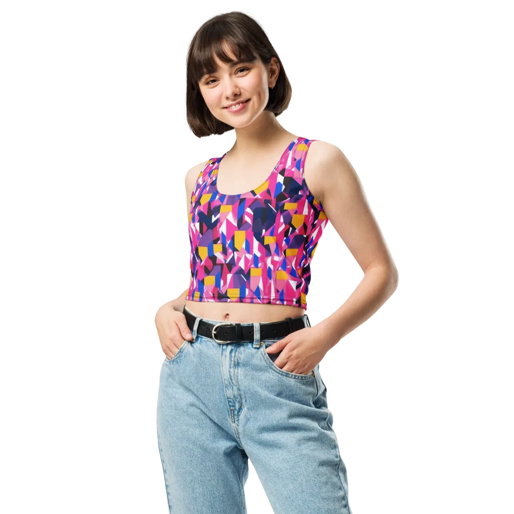 Laser Petal on Crop Top — Front
