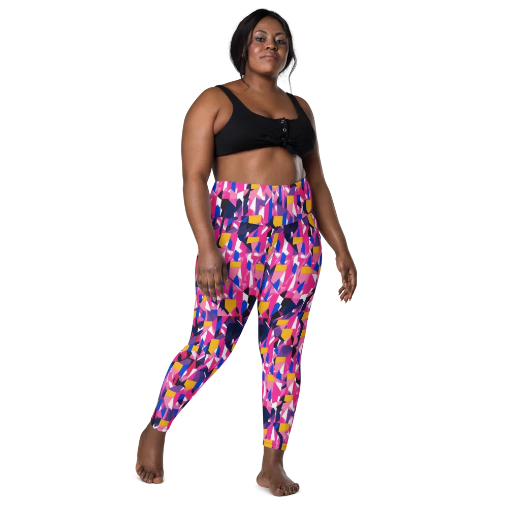 Laser Petal on Leggings with Pockets — Front