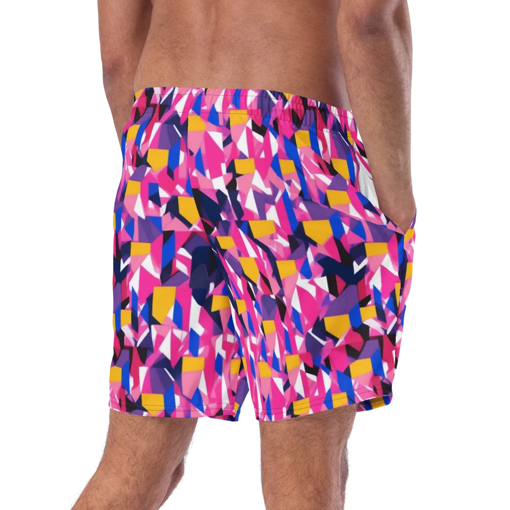 Laser Petal on Swim Trunks — Right Back