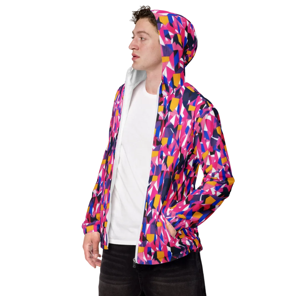 Laser Petal on Men's Windbreaker — Left Front