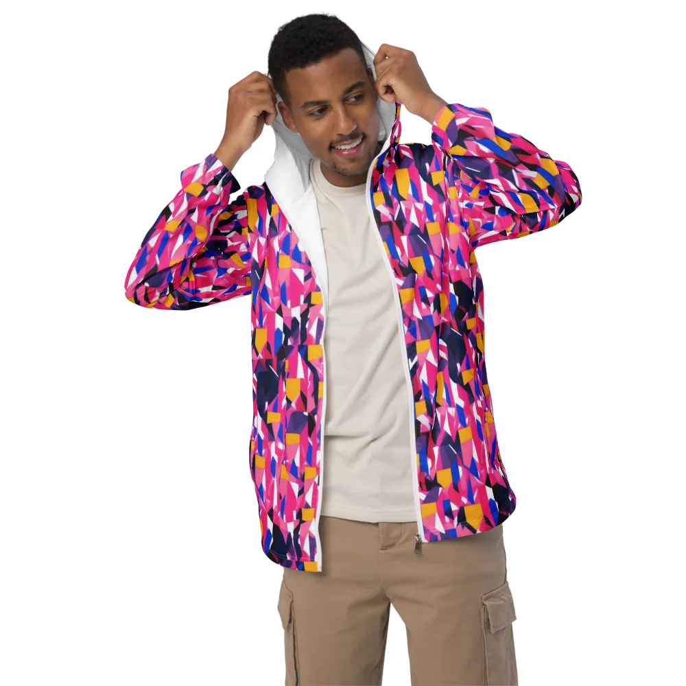 Laser Petal on Men's Windbreaker — Front