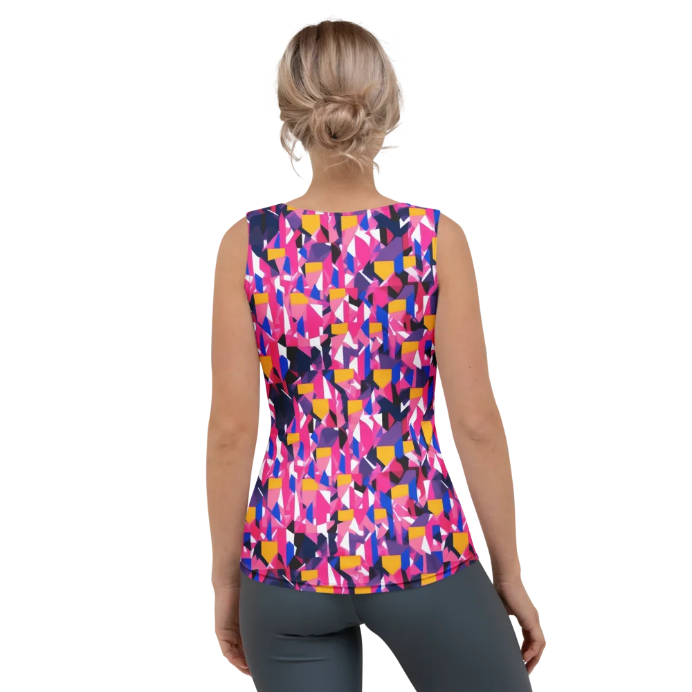 Laser Petal on Women's Tank Top — Back