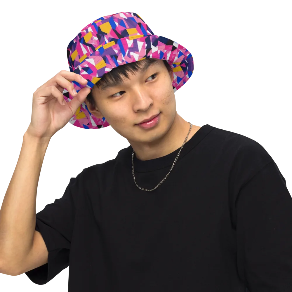 Laser Petal on Reversible Bucket Hat — Front Inside
