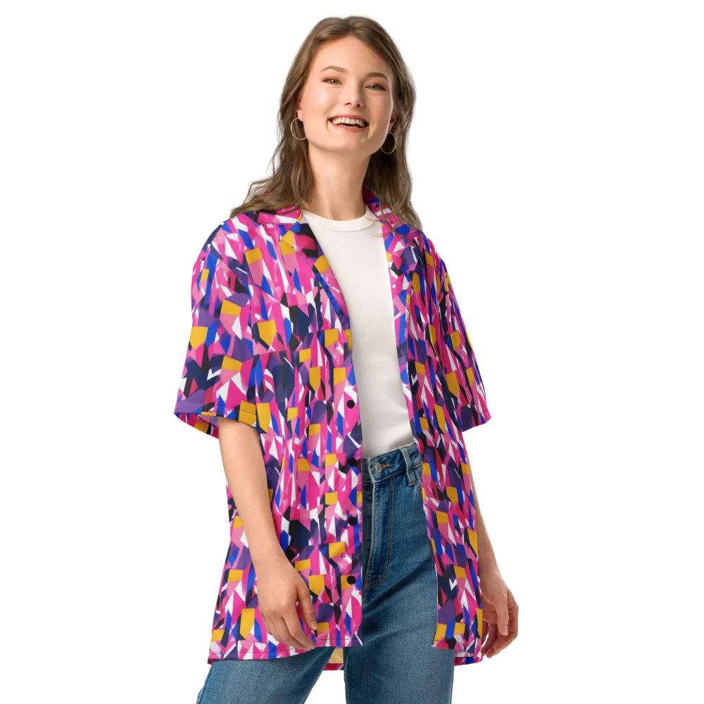 Laser Petal on Button Shirt — Front