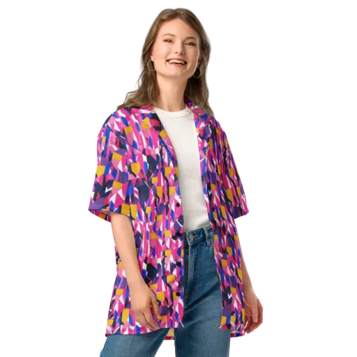 Laser Petal on a Button Shirt