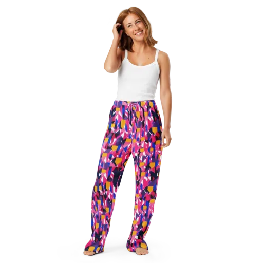 Laser Petal on a Women's Pajama Pants