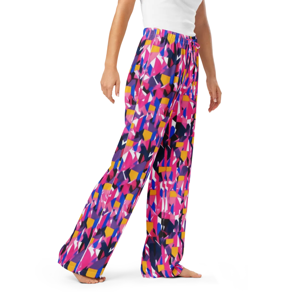 Laser Petal on Women's Pajama Pants — Right Front