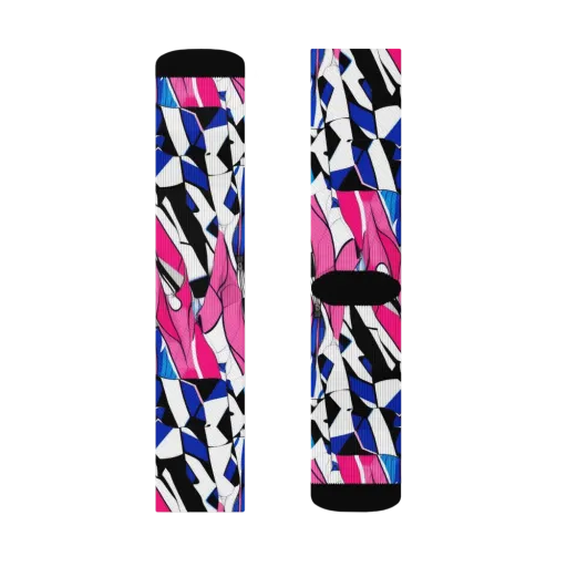Neon Tailored Chaos on a Socks