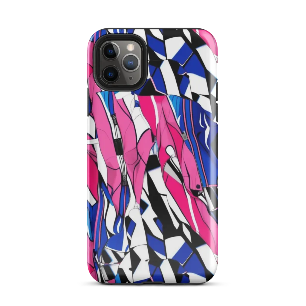 Neon Tailored Chaos on Tough Case for iPhone® — Front
