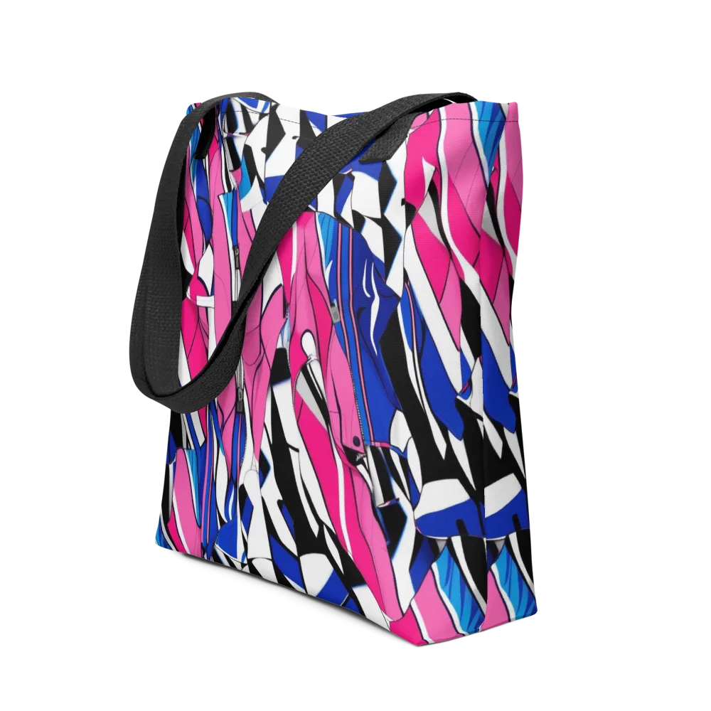 Neon Tailored Chaos on Tote Bag — Front
