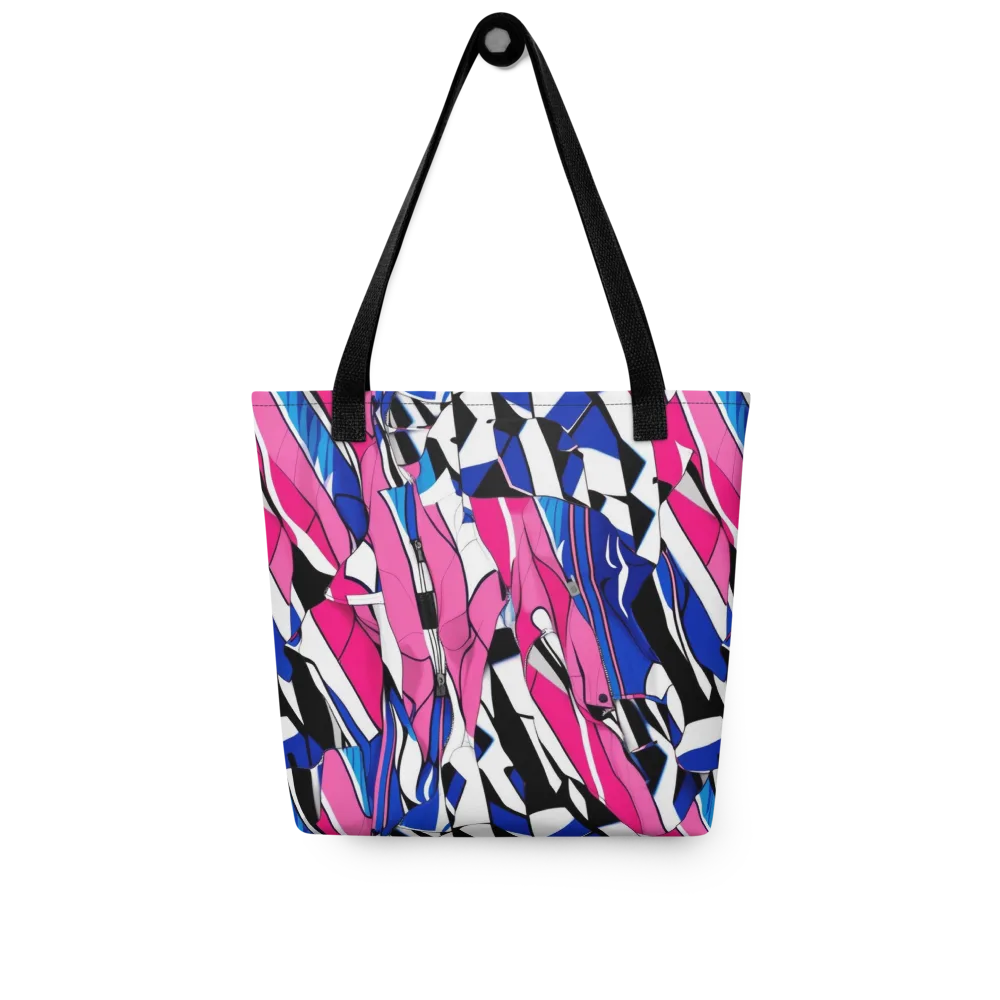 Neon Tailored Chaos on Tote Bag — Front