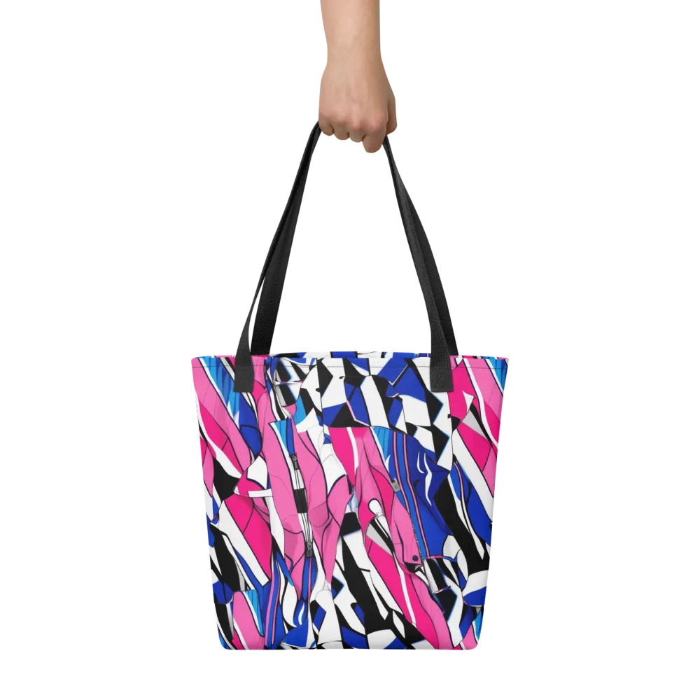 Neon Tailored Chaos on Tote Bag — Front