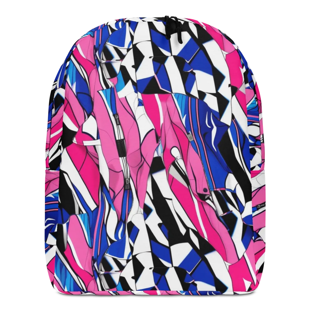 Neon Tailored Chaos on Minimalist Backpack — Front