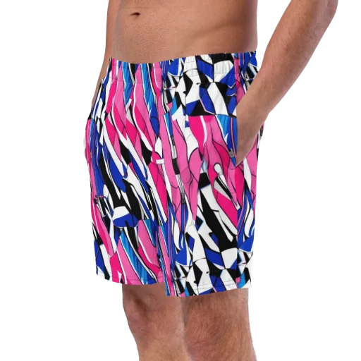 Neon Tailored Chaos on a Swim Trunks
