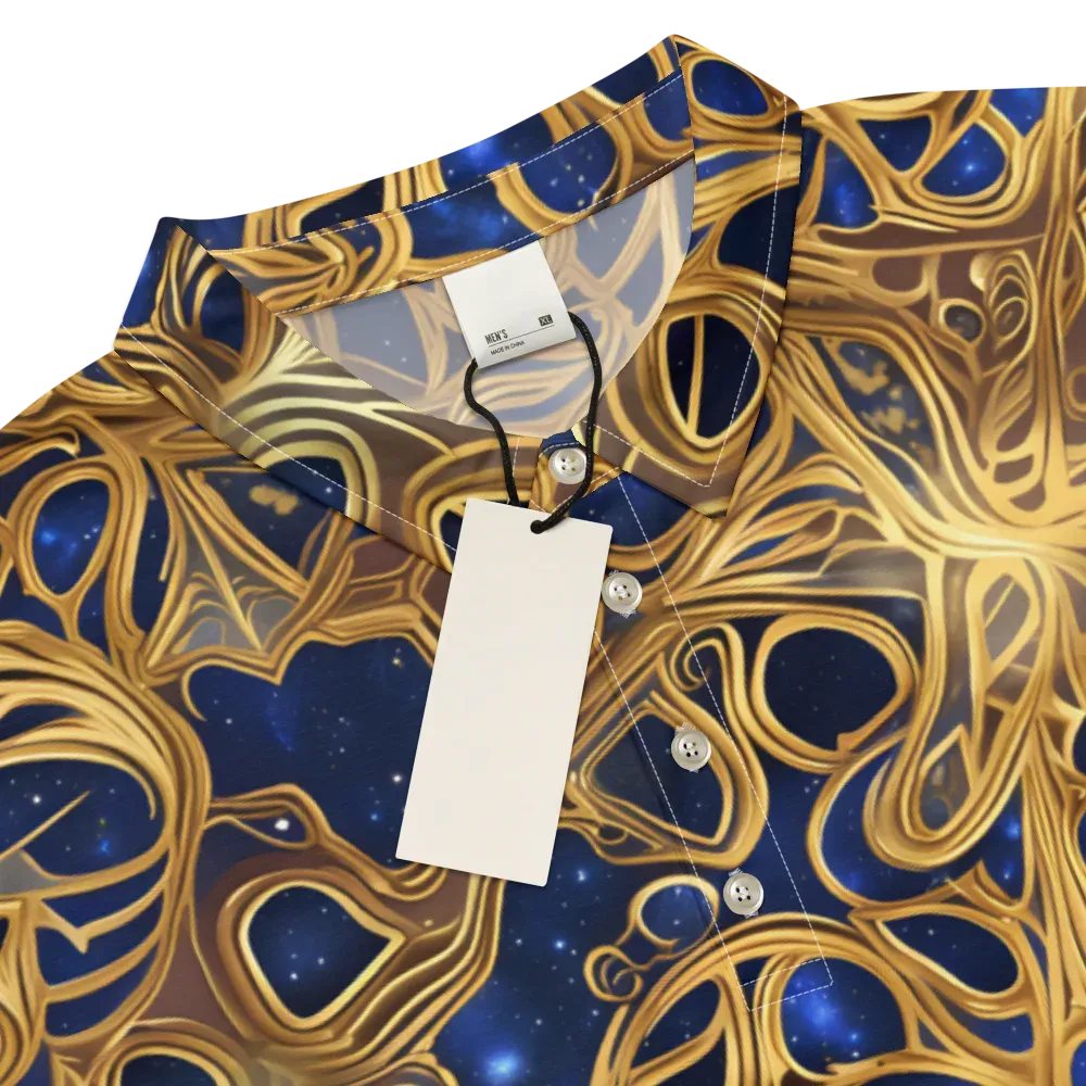 Astral Filigree on Men's Slim Fit Polo Shirt — Product details