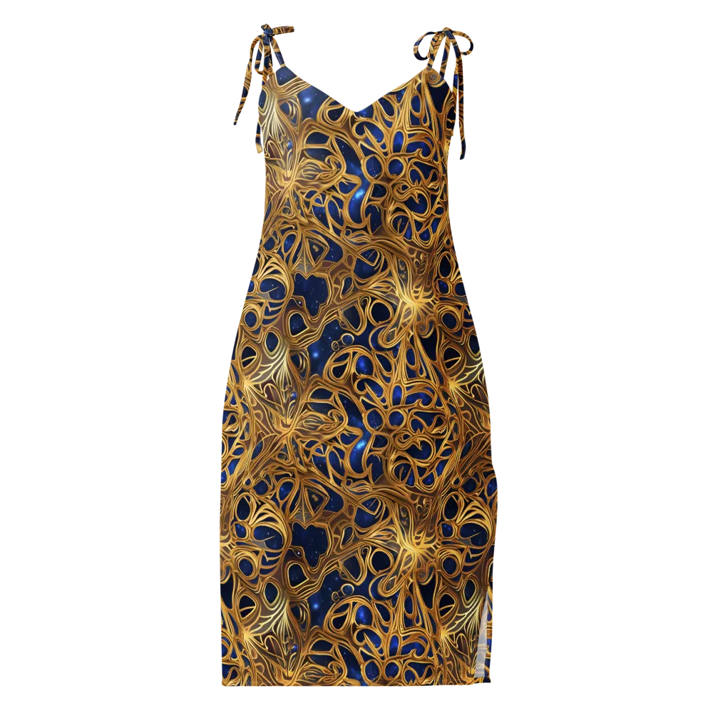Astral Filigree on Slip Dress — Front