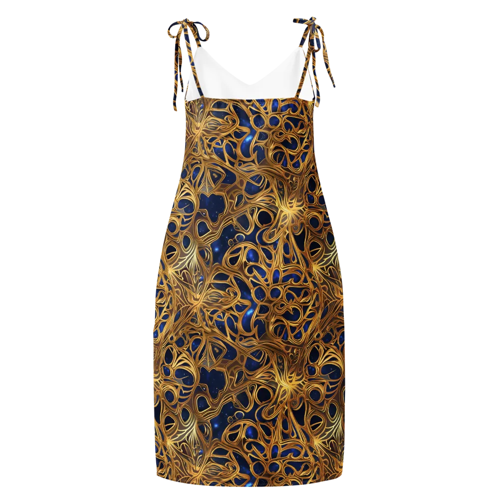 Astral Filigree on Slip Dress — Back