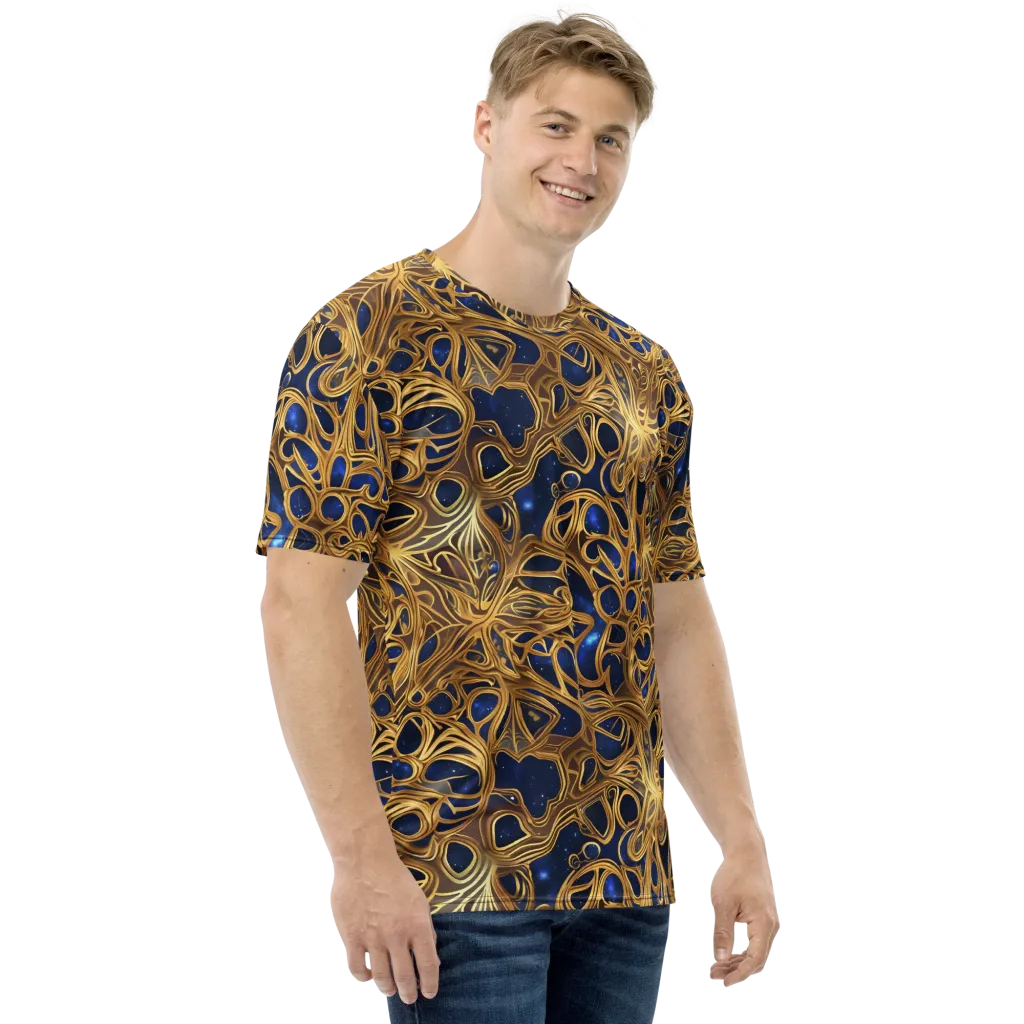 Astral Filigree on Men's Crew Neck T-Shirt — Right