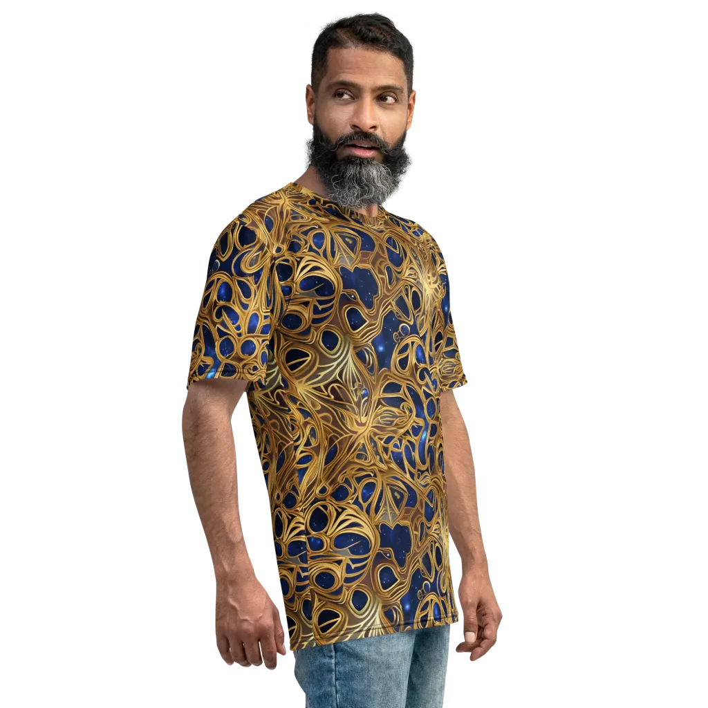 Astral Filigree on Men's Crew Neck T-Shirt — Right