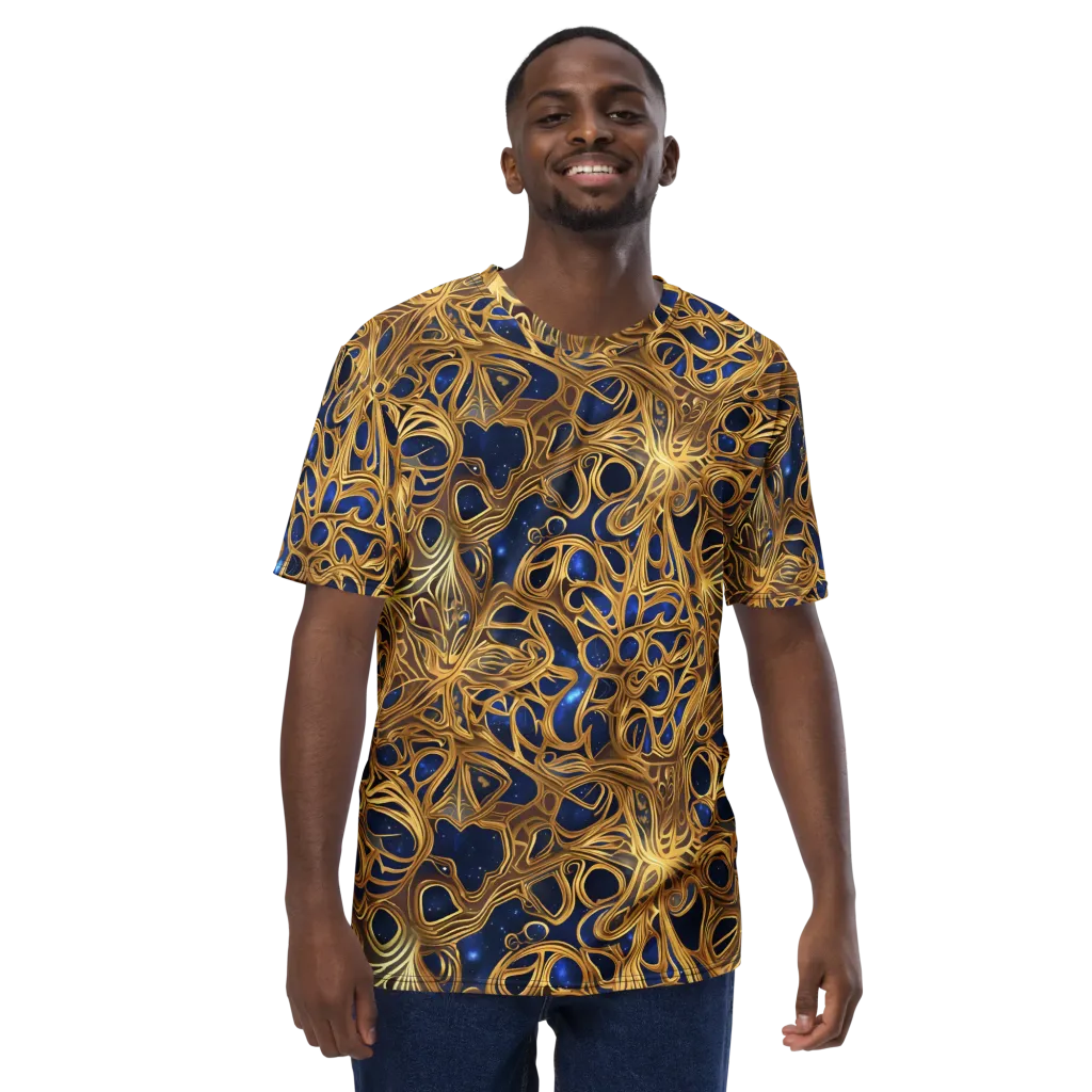 Astral Filigree on Men's Crew Neck T-Shirt — Front