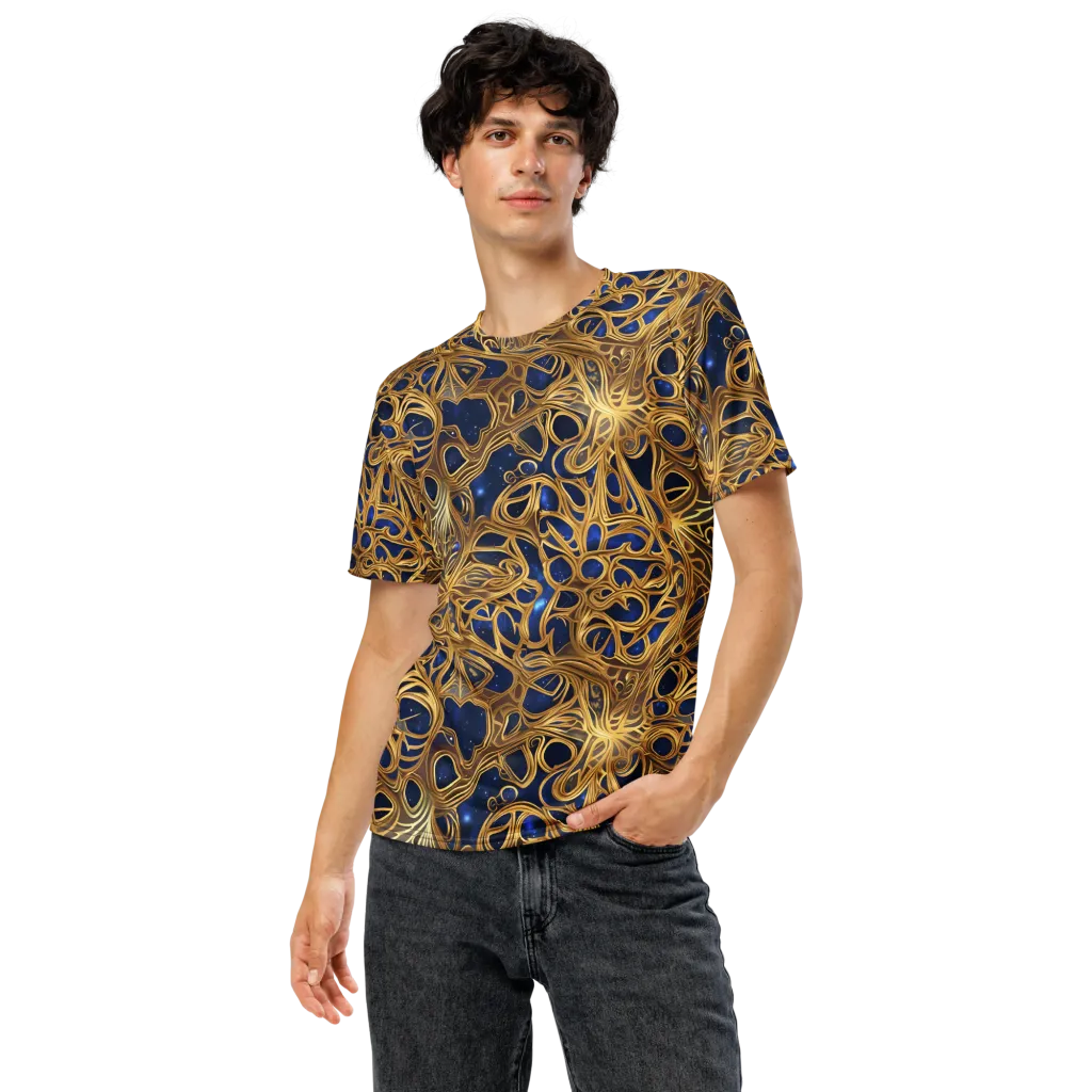 Astral Filigree on Men's Crew Neck T-Shirt — Front