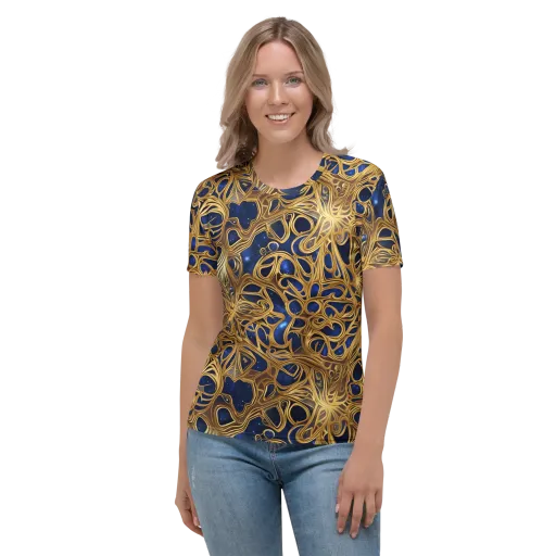 Astral Filigree on a Women's Crew Neck T-Shirt