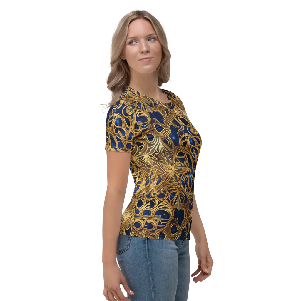 Astral Filigree on Women's Crew Neck T-Shirt — Right