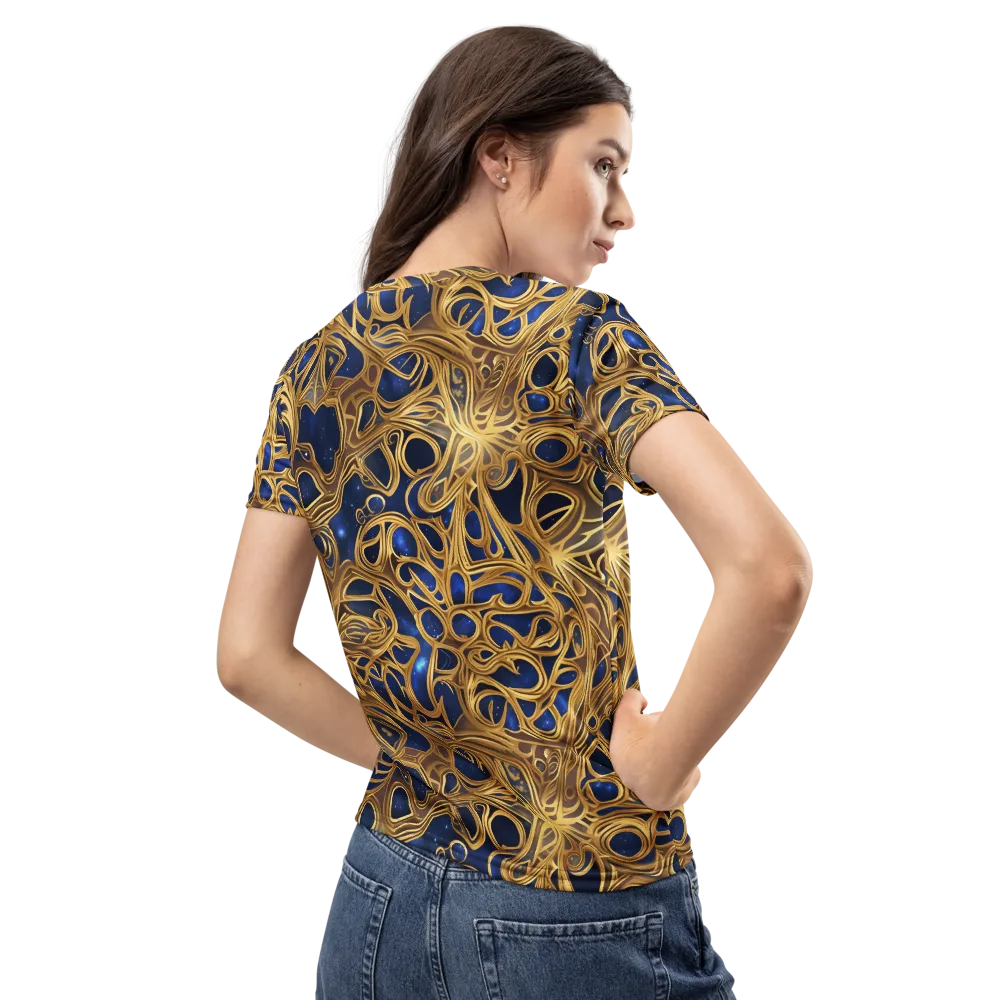 Astral Filigree on Women's Crew Neck T-Shirt — Back