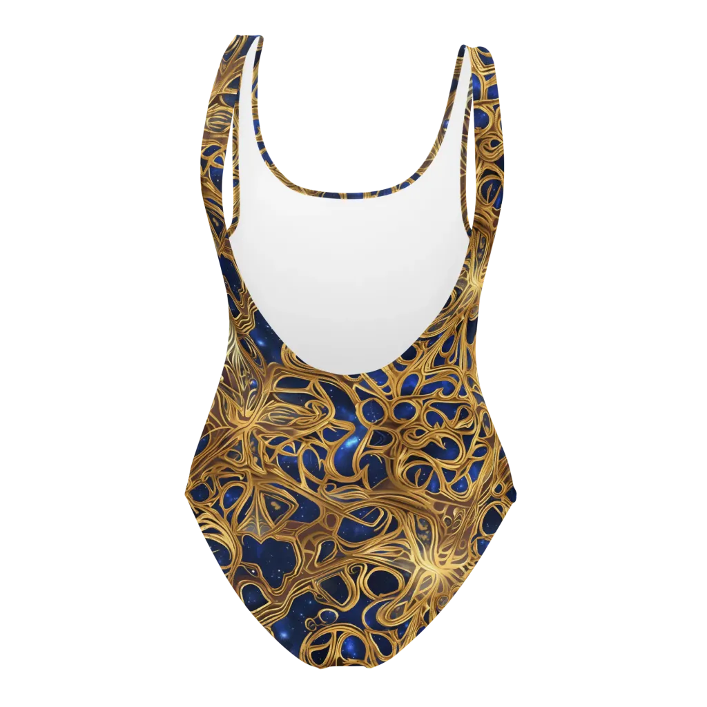 Astral Filigree on One-Piece Swimsuit — Back