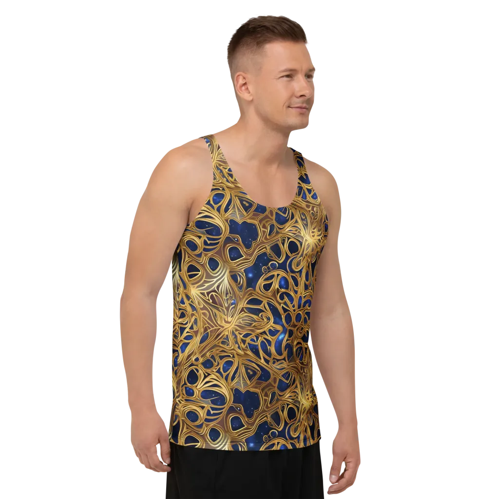 Astral Filigree on Men's Tank Top — Right Front