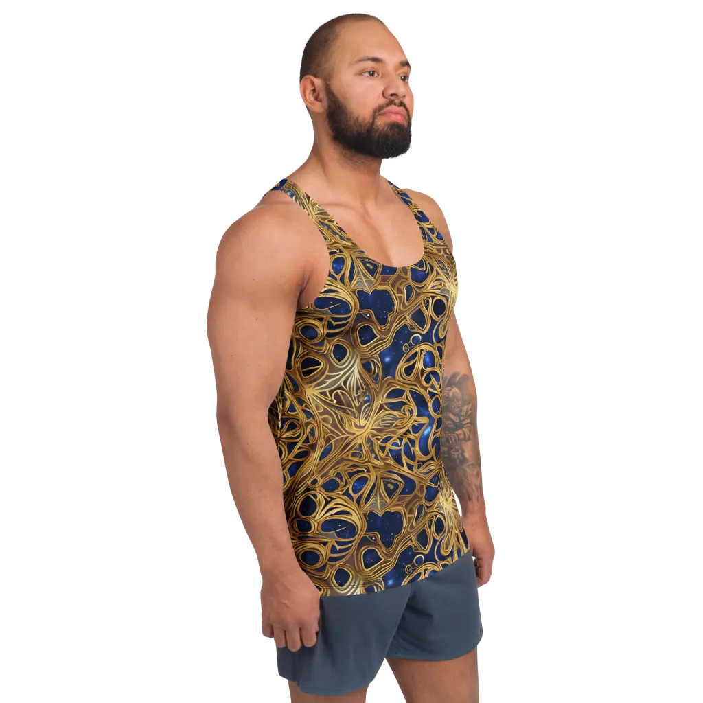 Astral Filigree on Men's Tank Top — Right Front