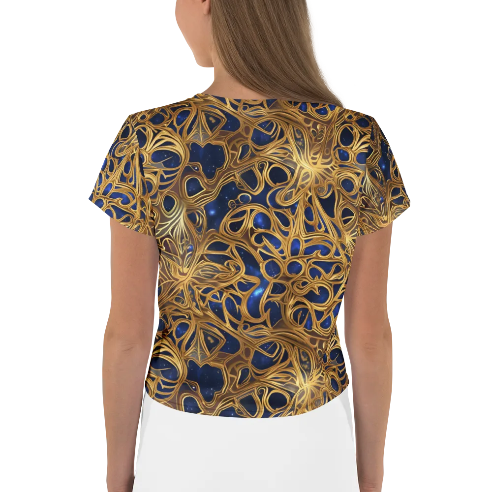 Astral Filigree on Crop Tee — Back