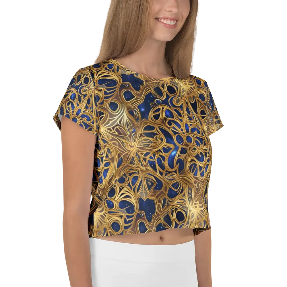 Astral Filigree on Crop Tee — Right