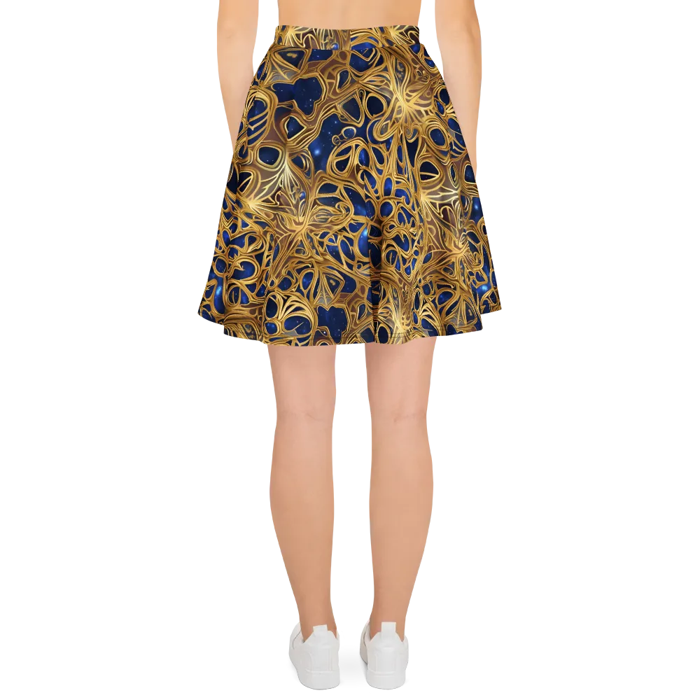 Astral Filigree on Skater Skirt — Back