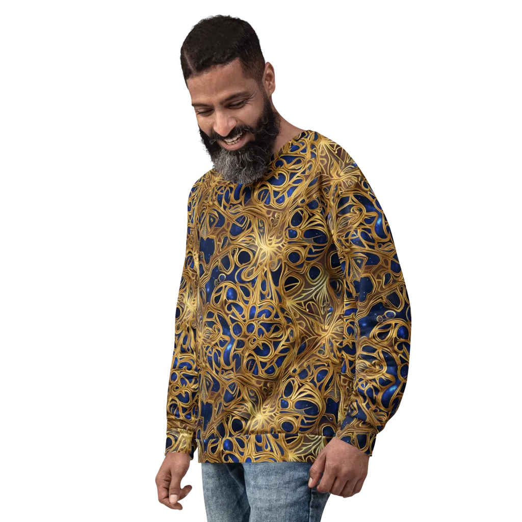 Astral Filigree on Sweatshirt — Left Front