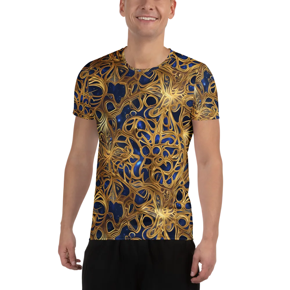 Astral Filigree on Men's Athletic T-Shirt — Front