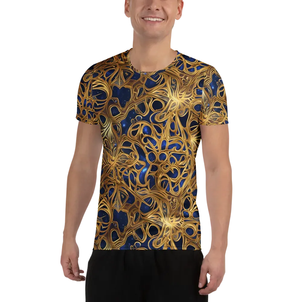 Astral Filigree on Men's Athletic T-Shirt — Front