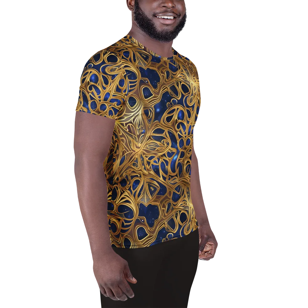 Astral Filigree on Men's Athletic T-Shirt — Right