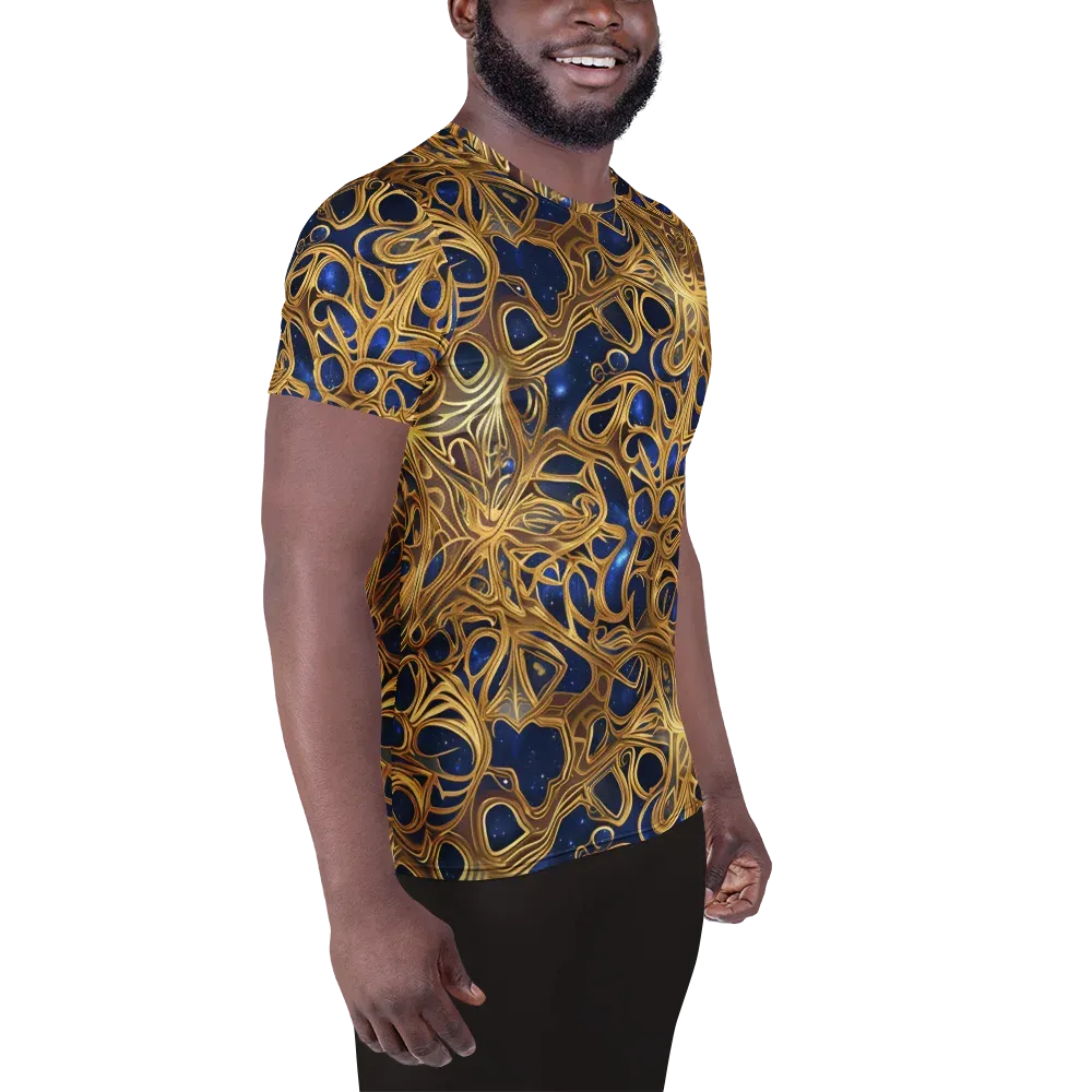 Astral Filigree on Men's Athletic T-Shirt — Right