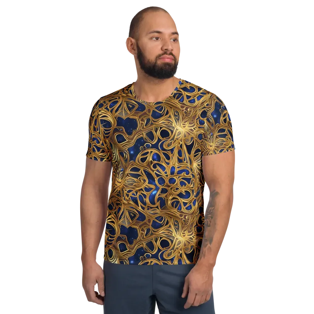 Astral Filigree on Men's Athletic T-Shirt — Front