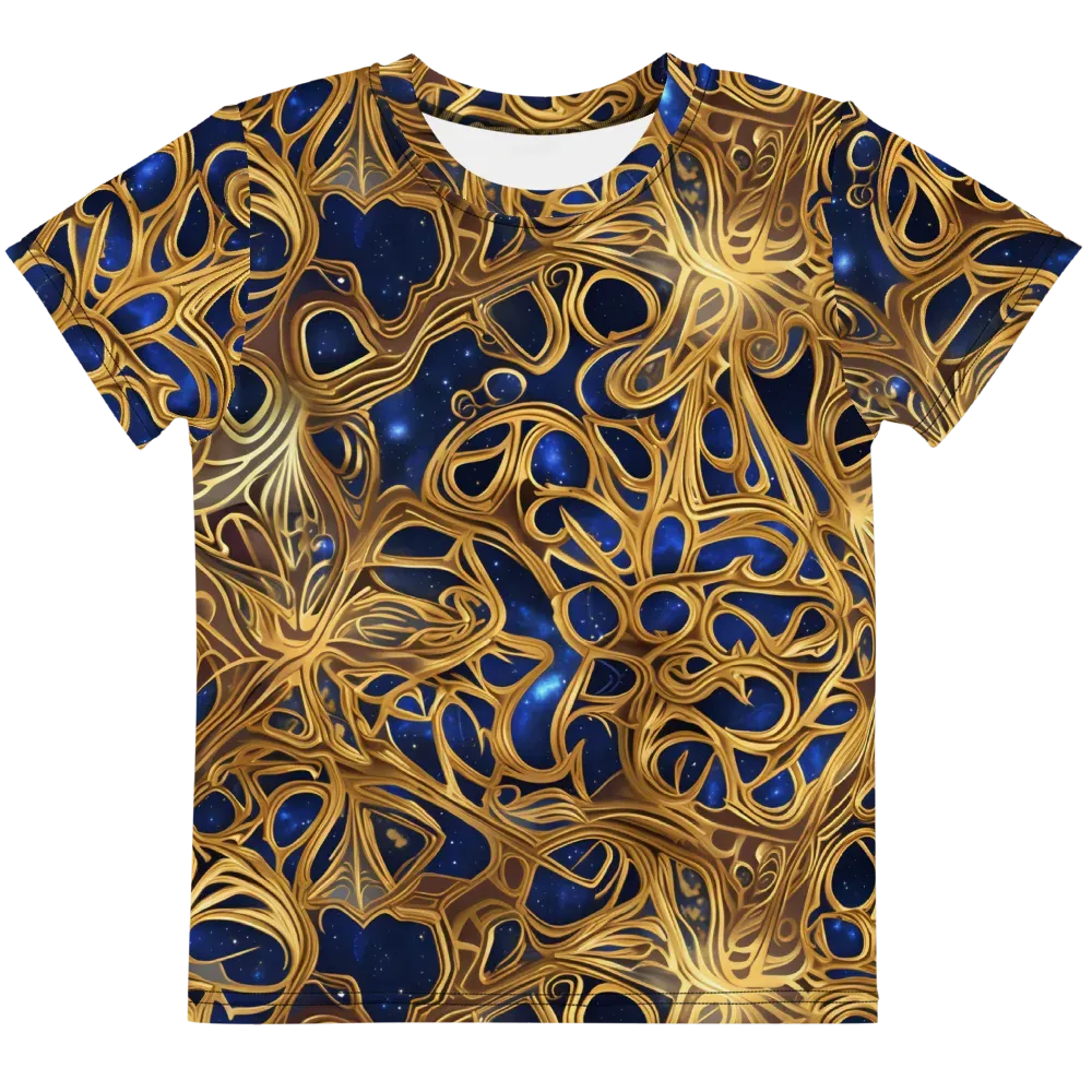 Astral Filigree on Kids Crew Neck T-Shirt — Front