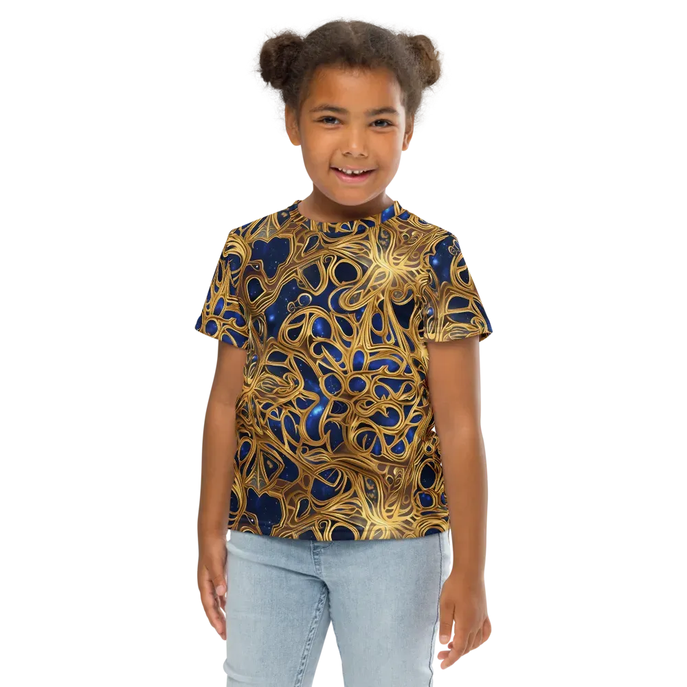 Astral Filigree on Kids Crew Neck T-Shirt — Front