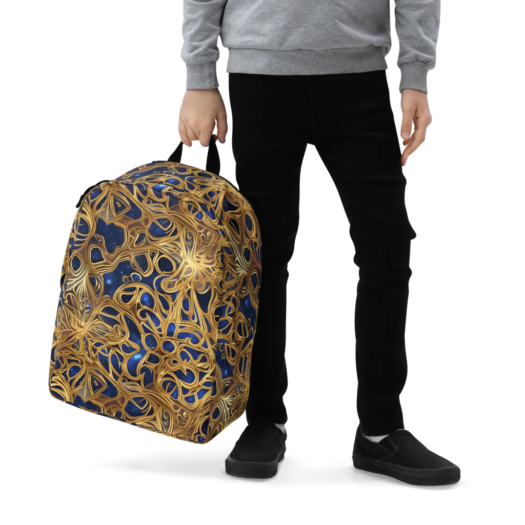 Astral Filigree on Minimalist Backpack — Zoomed-in