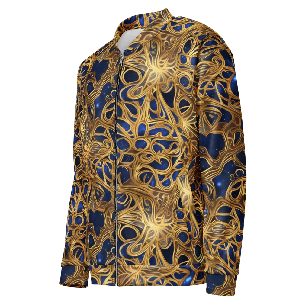 Astral Filigree on Bomber Jacket — Left Front