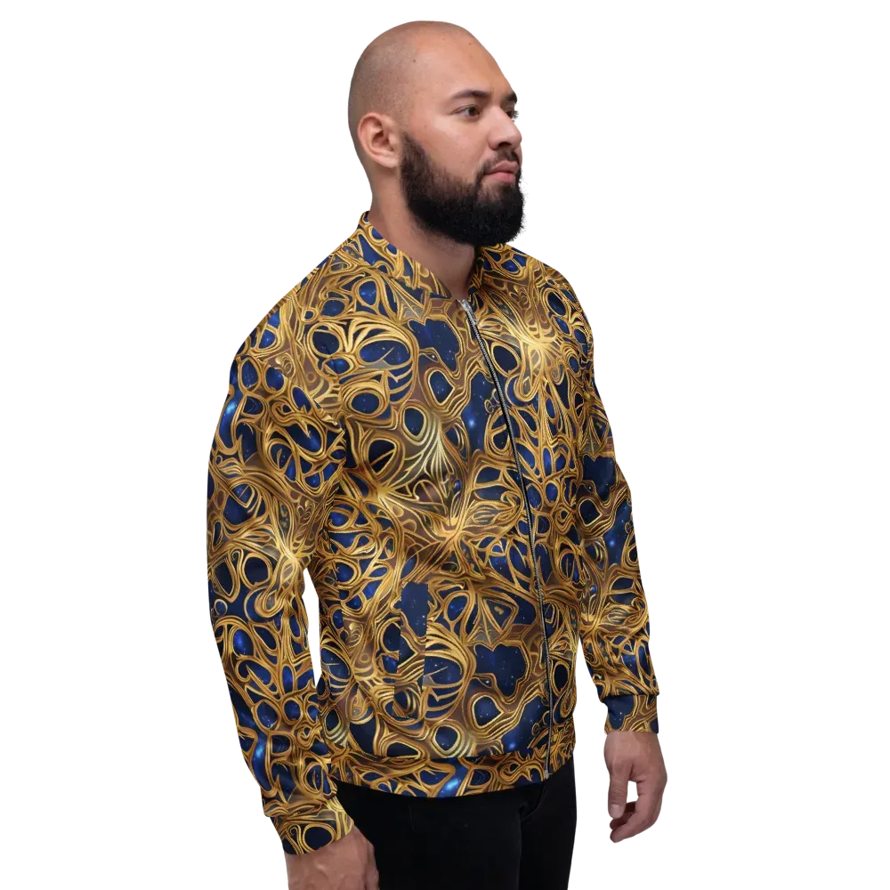 Astral Filigree on Bomber Jacket — Right