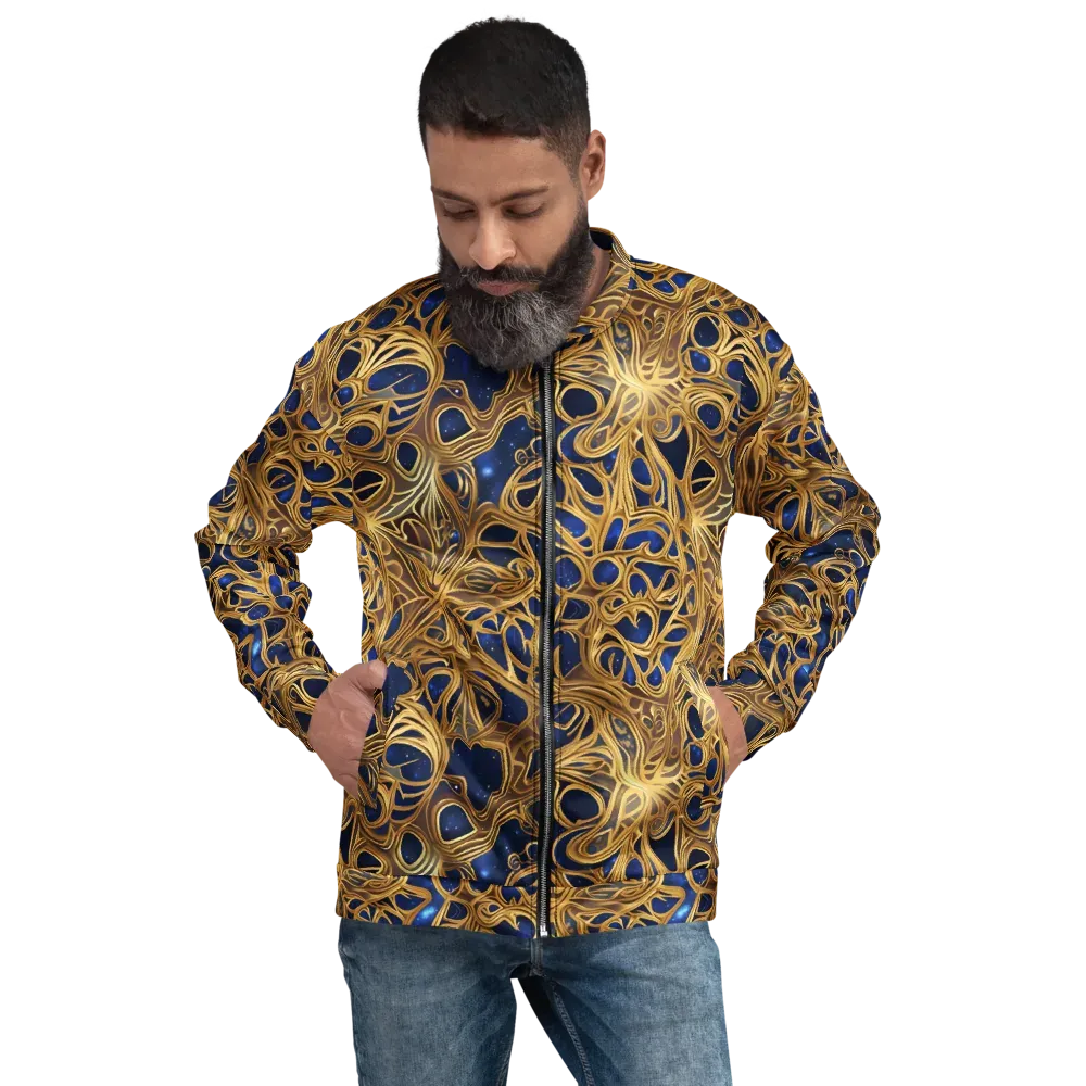 Astral Filigree on Bomber Jacket — Front