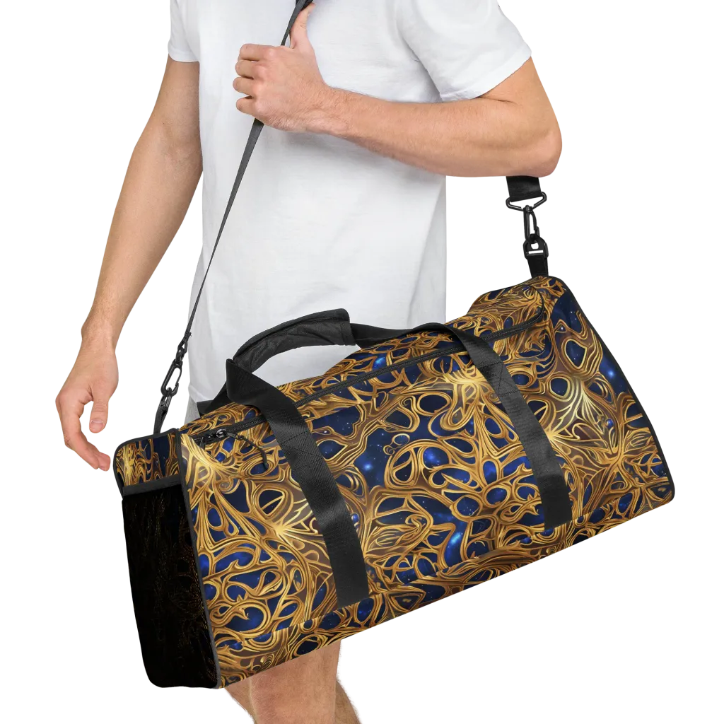 Astral Filigree on Duffle Bag — Right Front