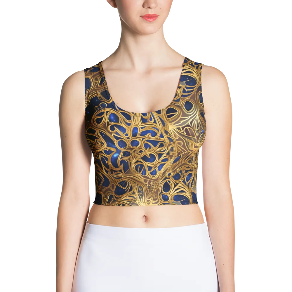 Astral Filigree on Crop Top — Front