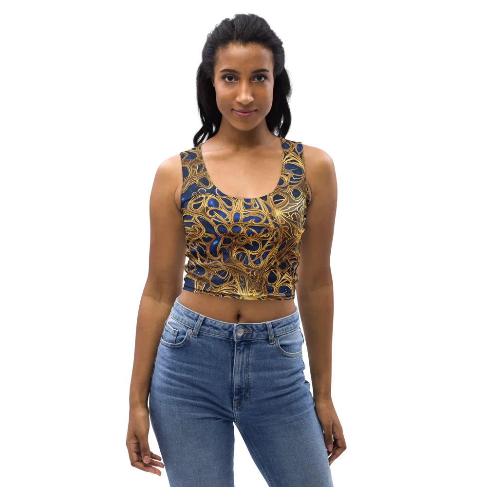 Astral Filigree on Crop Top — Front
