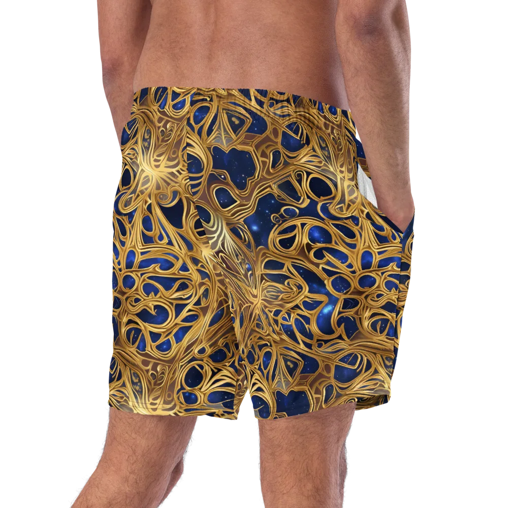 Astral Filigree on Swim Trunks — Right Back